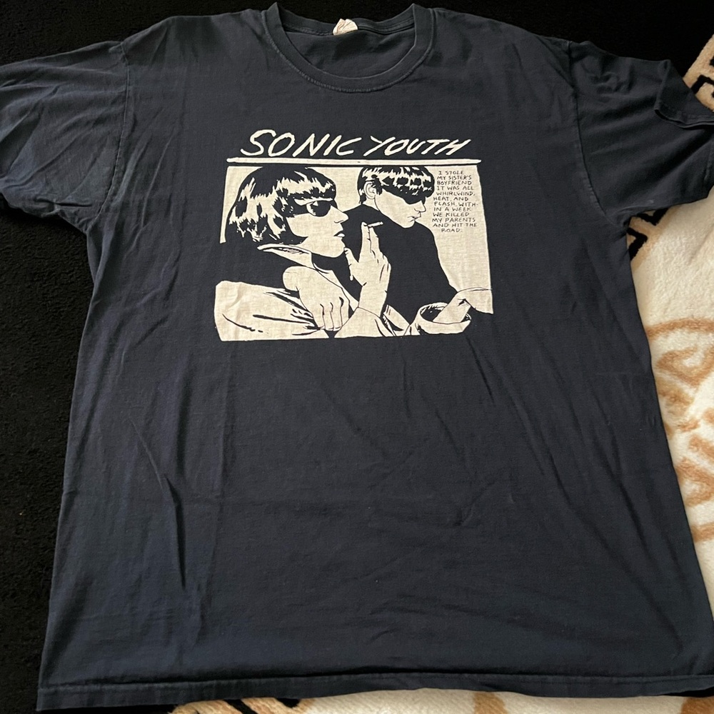Vintage Used Sonic Youth band shirt size L